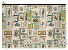 Load image into Gallery viewer, Seaside Stamps - Zip Pouch