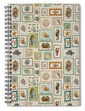 Load image into Gallery viewer, Seaside Stamps - Spiral Notebook