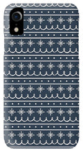 Load image into Gallery viewer, Blue Snowflake Pattern - Phone Case