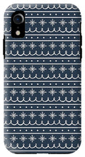 Load image into Gallery viewer, Blue Snowflake Pattern - Phone Case
