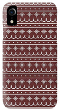 Load image into Gallery viewer, Red Snowflake Pattern - Phone Case
