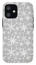 Load image into Gallery viewer, Gray Snowflakes - Phone Case