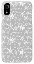 Load image into Gallery viewer, Gray Snowflakes - Phone Case