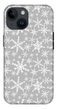 Load image into Gallery viewer, Gray Snowflakes - Phone Case