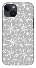 Load image into Gallery viewer, Gray Snowflakes - Phone Case