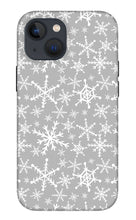 Load image into Gallery viewer, Gray Snowflakes - Phone Case