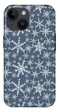 Load image into Gallery viewer, Blue Snowflakes - Phone Case