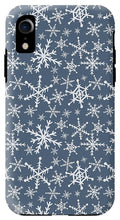 Load image into Gallery viewer, Blue Snowflakes - Phone Case