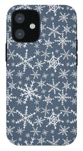 Load image into Gallery viewer, Blue Snowflakes - Phone Case