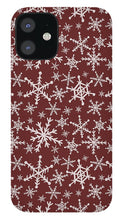 Load image into Gallery viewer, Red Snowflakes - Phone Case
