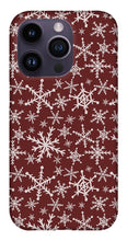 Load image into Gallery viewer, Red Snowflakes - Phone Case