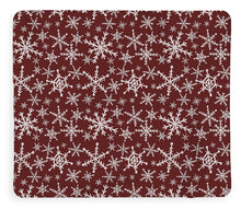 Load image into Gallery viewer, Red Snowflakes - Blanket