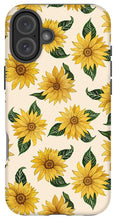 Load image into Gallery viewer, Summer Sunflower Pattern - Phone Case