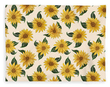Load image into Gallery viewer, Summer Sunflower Pattern - Blanket