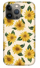 Load image into Gallery viewer, Summer Sunflower Pattern - Phone Case