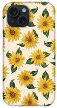 Load image into Gallery viewer, Summer Sunflower Pattern - Phone Case