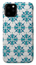 Load image into Gallery viewer, Teal Watercolor Tile Pattern - Phone Case