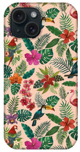 Load image into Gallery viewer, Tropical Bird Pattern - Phone Case
