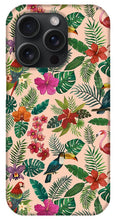 Load image into Gallery viewer, Tropical Bird Pattern - Phone Case