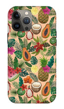 Load image into Gallery viewer, Tropical Fruit and Flowers Pattern - Phone Case