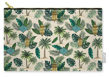 Load image into Gallery viewer, Palms and Lanterns Pattern - Zip Pouch