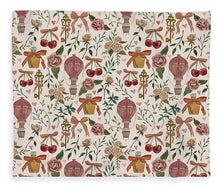 Load image into Gallery viewer, Vintage Valentine's Pattern - Blanket