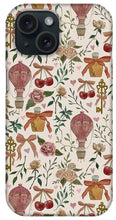 Load image into Gallery viewer, Vintage Valentine's Pattern - Phone Case