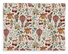 Load image into Gallery viewer, Vintage Valentine's Pattern - Blanket