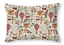 Load image into Gallery viewer, Vintage Valentine's Pattern - Throw Pillow
