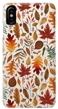 Load image into Gallery viewer, Watercolor Fall Leaves - Phone Case