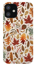 Load image into Gallery viewer, Watercolor Fall Leaves - Phone Case