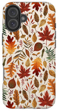 Load image into Gallery viewer, Watercolor Fall Leaves - Phone Case