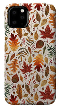 Load image into Gallery viewer, Watercolor Fall Leaves - Phone Case