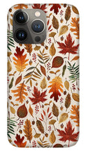Load image into Gallery viewer, Watercolor Fall Leaves - Phone Case