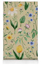 Load image into Gallery viewer, Whimsical Spring Blooms Pattern - Yoga Mat