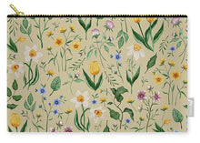 Load image into Gallery viewer, Whimsical Spring Blooms Pattern - Zip Pouch