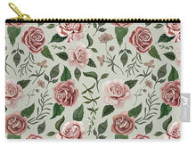 Load image into Gallery viewer, Wild Flower Rose Pattern - Zip Pouch