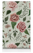 Load image into Gallery viewer, Wild Flower Rose Pattern - Yoga Mat