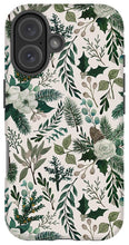 Load image into Gallery viewer, Winter Floral Pattern - Phone Case