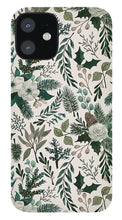 Load image into Gallery viewer, Winter Floral Pattern - Phone Case