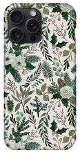 Load image into Gallery viewer, Winter Floral Pattern - Phone Case