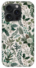 Load image into Gallery viewer, Winter Floral Pattern - Phone Case