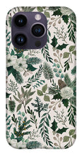 Load image into Gallery viewer, Winter Floral Pattern - Phone Case