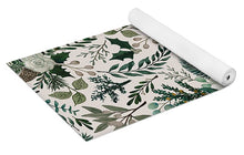 Load image into Gallery viewer, Winter Floral Pattern - Yoga Mat