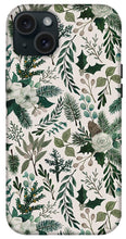 Load image into Gallery viewer, Winter Floral Pattern - Phone Case