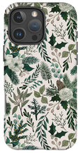 Load image into Gallery viewer, Winter Floral Pattern - Phone Case