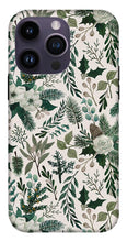 Load image into Gallery viewer, Winter Floral Pattern - Phone Case