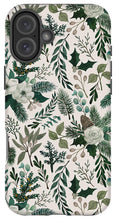 Load image into Gallery viewer, Winter Floral Pattern - Phone Case