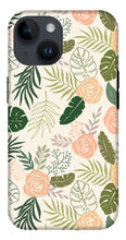 Load image into Gallery viewer, Yellow and Green Tropical Floral Patten - Phone Case
