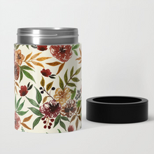 Load image into Gallery viewer, Autumn Flowers Can Cooler/Koozie